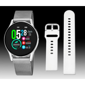 Horlogeband Smartwatch Lotus 50000/1 / BC10927 Rubber Wit 20mm
